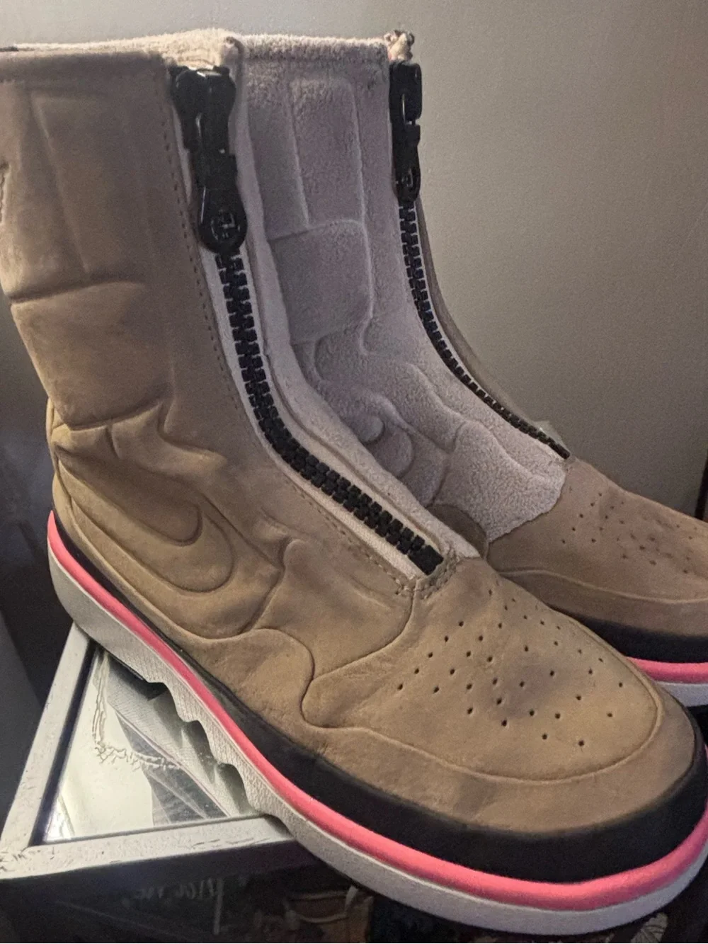 Air Jordan Jester Xx Brown Sherpa Boots